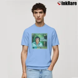 Men’s Elvis Presley Welcome To The Jungle Classic T-Shirt in light blue | Soft, Breathable Everyday Wear