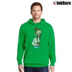Men’s Emma Chamberlain Merch Graphic Pullover Hoodie in irish green | Cozy, Durable, Modern Fit