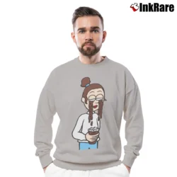 Men’s Emma Chamberlain Merch Graphic Crewneck Sweatshirt in sport grey | Cozy Fabric, Clean Style