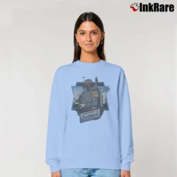 Women’s Empire Strikes Back Boba Fett Star Wars Relaxed Sweatshirt in light blue | Soft, Laid-Back Vibe