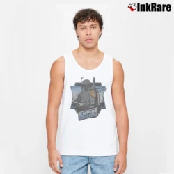 Men’s Empire Strikes Back Boba Fett Star Wars Tank Top in white | Breathable, Active-Friendly Design