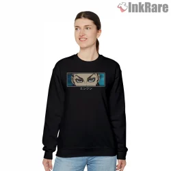 Enjin Intense Eye Close Up Minimal Anime Shirt on graphic shirt for women graphic tee