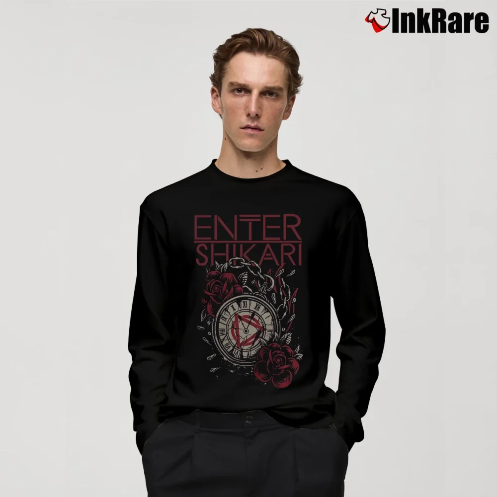 Men’s Enter Shikari Watch Dubcore Band Long-Sleeve Shirt in black | Sleek, Lightweight, Year-Round Wear