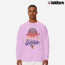 Men’s Epcot Center Walt Disney World Long-Sleeve Shirt in light pink | Sleek, Lightweight, Year-Round Wear