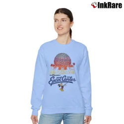 Women’s Epcot Center Walt Disney World Relaxed Sweatshirt in light blue | Soft, Laid-Back Vibe