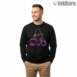 Eren Rampaging Titan Neon Rage Shirt on graphic shirt for men graphic tee
