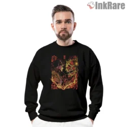 Eren Versus Attack Titan Reflection Duel Shirt on graphic shirt for men graphic tee