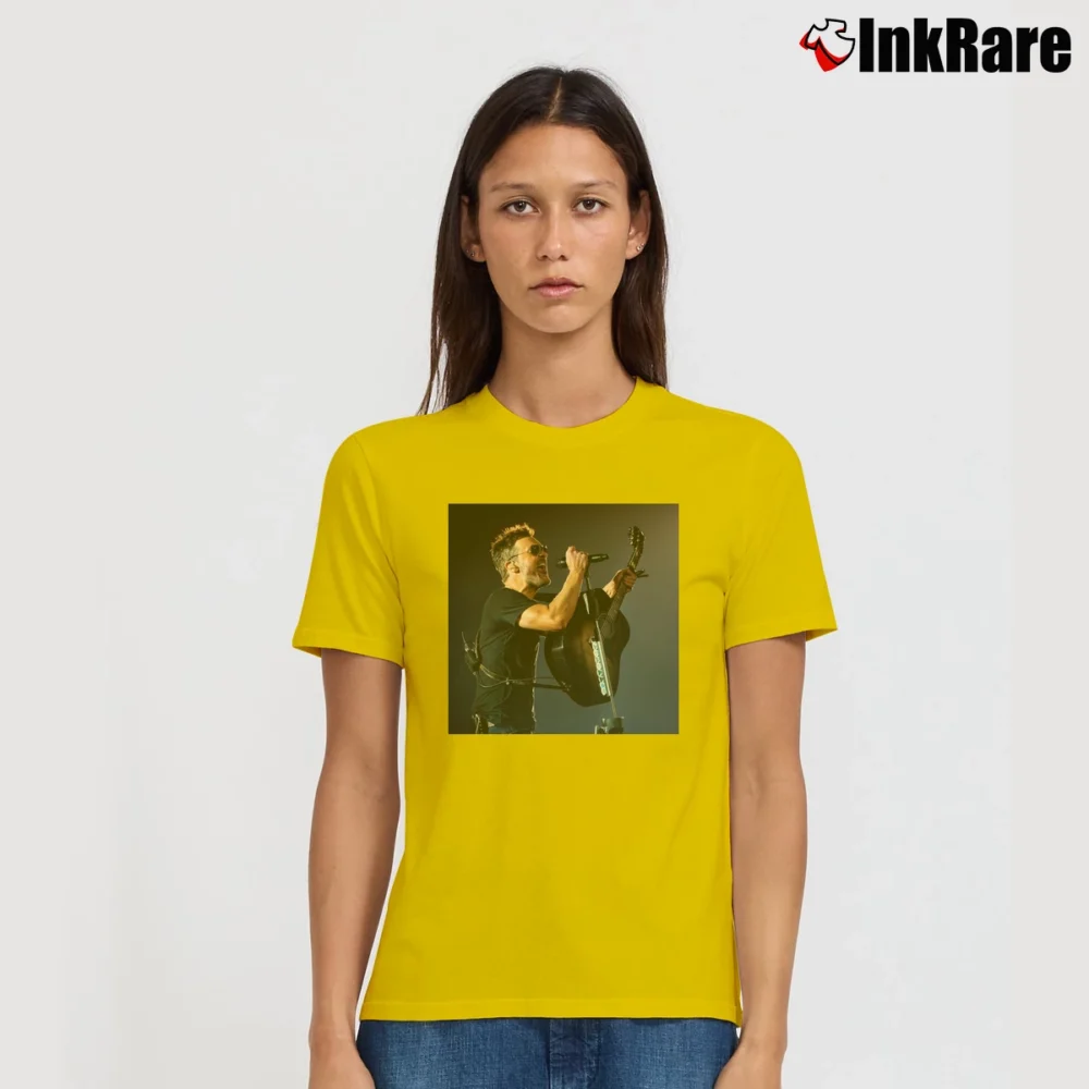 Women’s Eric Church Redefines Touring Doubles Down Signature T-Shirt in yellow | Soft, Flattering Fit