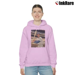 Women’s ernie banks chicago cubs for MLB Legends Fans Cozy Hoodie in light pink | Warm, Structured, Stylish