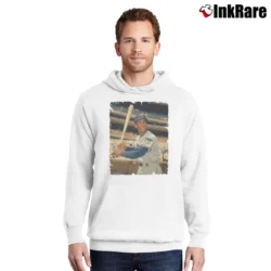 Men’s ernie banks chicago cubs for MLB Legends Fans Pullover Hoodie in white | Cozy, Durable, Modern Fit