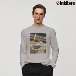 Men’s ernie banks chicago cubs for MLB Legends Fans Long-Sleeve Shirt in sport grey | Sleek, Lightweight, Year-Round Wear