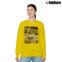 Women’s ernie banks chicago cubs for MLB Legends Fans Relaxed Sweatshirt in yellow | Soft, Laid-Back Vibe
