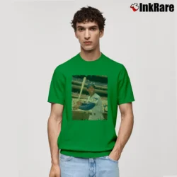 Men’s ernie banks chicago cubs for MLB Legends Fans Classic T-Shirt in irish green | Soft, Breathable Everyday Wear