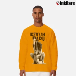 Men’s Erykah Badu Vintage RnB Long-Sleeve Shirt in orange | Sleek, Lightweight, Year-Round Wear