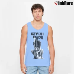 Men’s Erykah Badu Vintage RnB Tank Top in light blue | Breathable, Active-Friendly Design