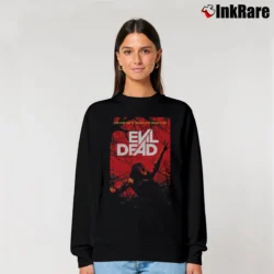 Women’s Evil Dead 2013 Movie Poster Relaxed Sweatshirt in black | Soft, Laid-Back Vibe