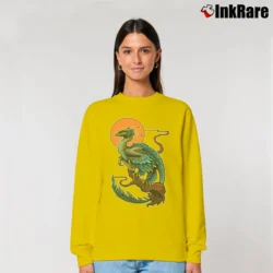 Women’s Evolve Curbside Circle Relaxed Sweatshirt in yellow | Soft, Laid-Back Vibe