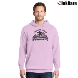 Men’s Expedition Everest Yeti Animal Kingdom Disney Pullover Hoodie in light pink | Cozy, Durable, Modern Fit