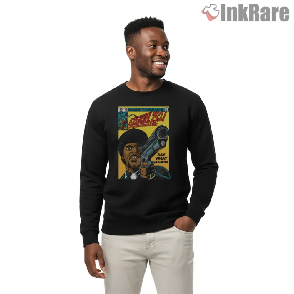 Ezekiel 2517 Comic Panel Tribute Shirt on graphic shirt for men graphic tee