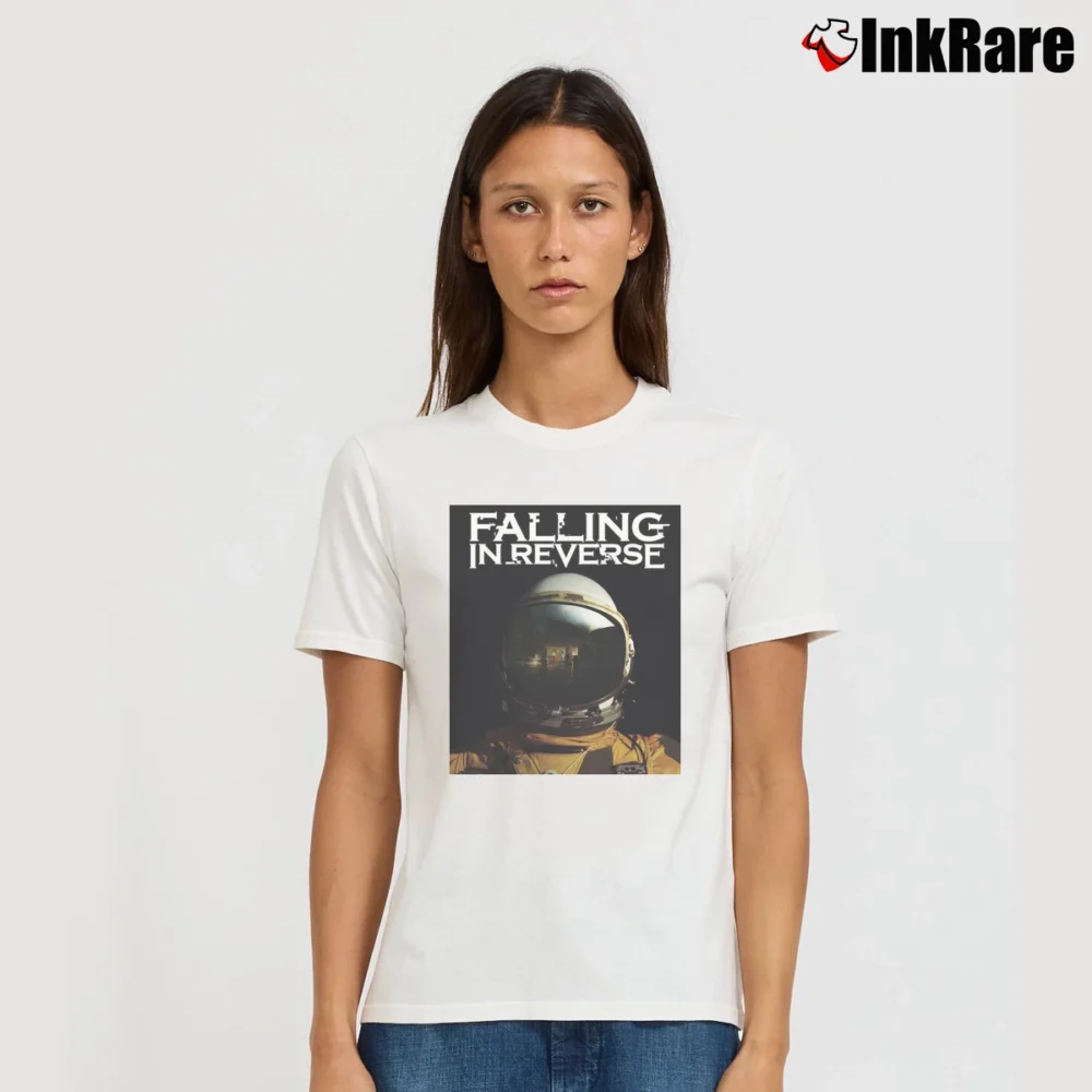Women’s Falling Come In Home Reverse Tour 2019 Signature T-Shirt in white | Soft, Flattering Fit