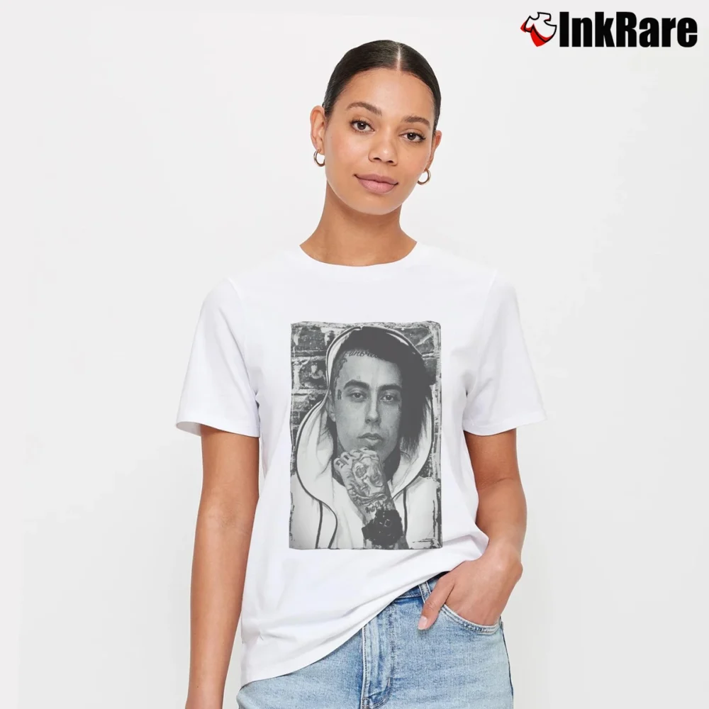 Women’s Falling In Reverse Ronnie Graphic Signature T-Shirt in white | Soft, Flattering Fit