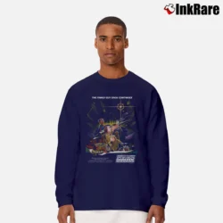 Men’s Family Guy Star Wars Saga Parody Crossover Long-Sleeve Shirt in navy | Sleek, Lightweight, Year-Round Wear