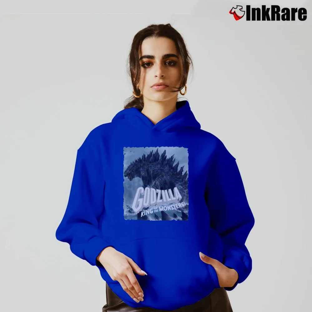 Women’s Fanatic Godzilla King Of The Monsters Fan 2019 Edition Cozy Hoodie in royal blue | Warm, Structured, Stylish
