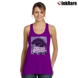 Women’s Fanatic Godzilla King Of The Monsters Fan 2019 Edition Tank Top in purple | Lightweight, Movement-Friendly