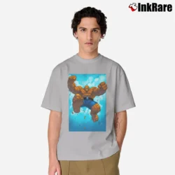 Men’s Fantastic Four The Thing Ben Grimm Graphic Classic T-Shirt in sport grey | Soft, Breathable Everyday Wear