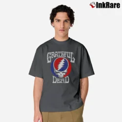Men’s Fashion Grateful Dead Gray Graphic Classic T-Shirt in charcoal | Soft, Breathable Everyday Wear