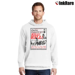 Men’s Faster Pussycat Kill Kill Pullover Hoodie in white | Cozy, Durable, Modern Fit