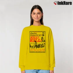 Women’s Faster Pussycat Kill Kill Relaxed Sweatshirt in yellow | Soft, Laid-Back Vibe