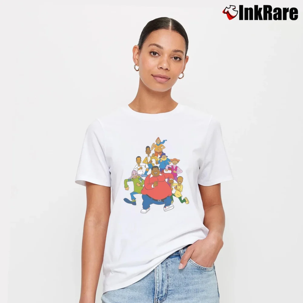 Women’s Fat Albert Cosby Kids Casual Logo Signature T-Shirt in white | Soft, Flattering Fit