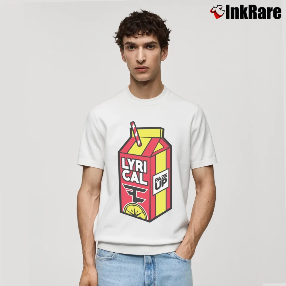 Men’s Faze Lyrical Lemonade Back Graphic Classic T-Shirt in white | Soft, Breathable Everyday Wear