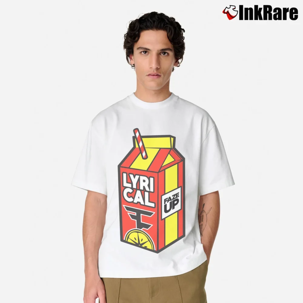 Men’s Faze Lyrical Lemonade Collab Classic T-Shirt in white | Soft, Breathable Everyday Wear