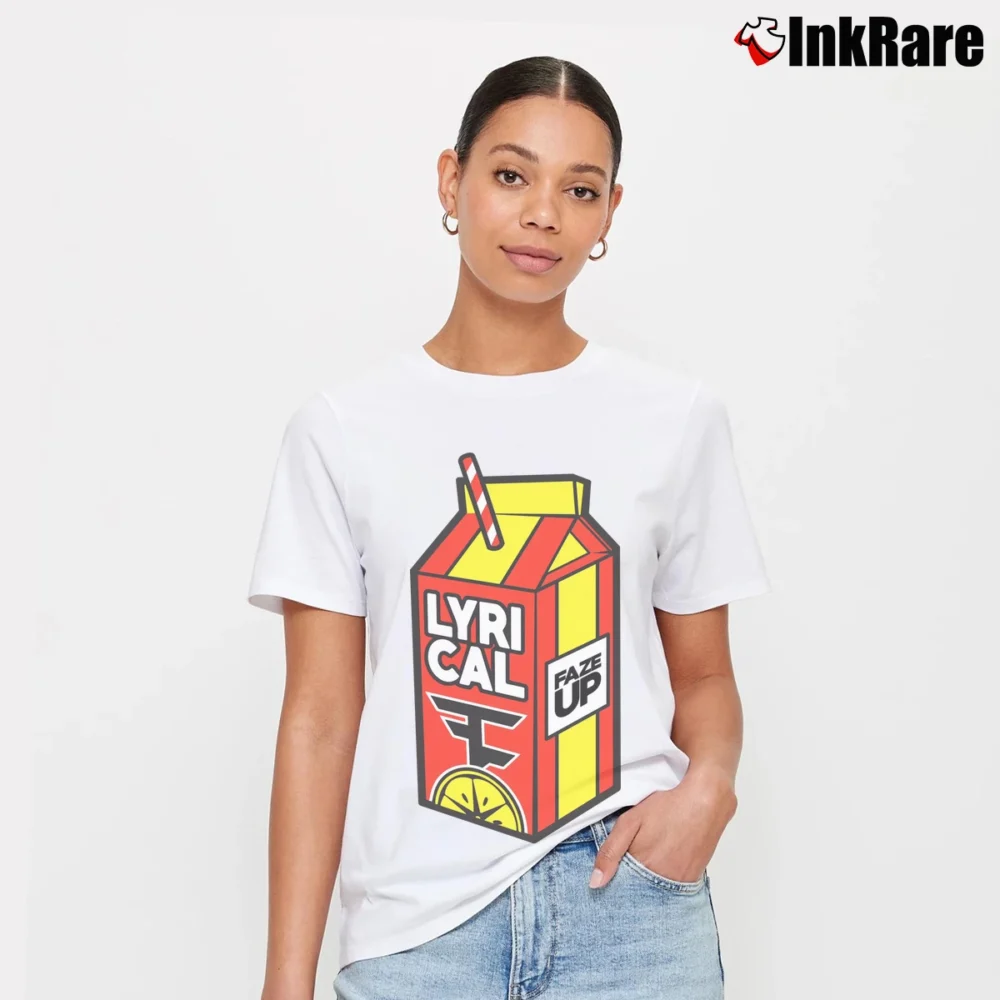 Women’s Faze Lyrical Lemonade Collab Signature T-Shirt in white | Soft, Flattering Fit