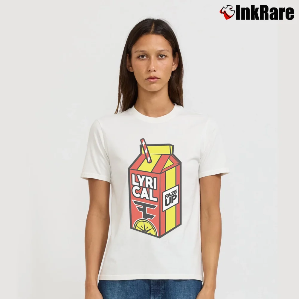 Women’s Faze Lyrical Lemonade Music Collab Signature T-Shirt in white | Soft, Flattering Fit