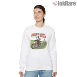 Felix Motorcycle Road Trip Adventure Shirt on graphic shirt for women graphic tee
