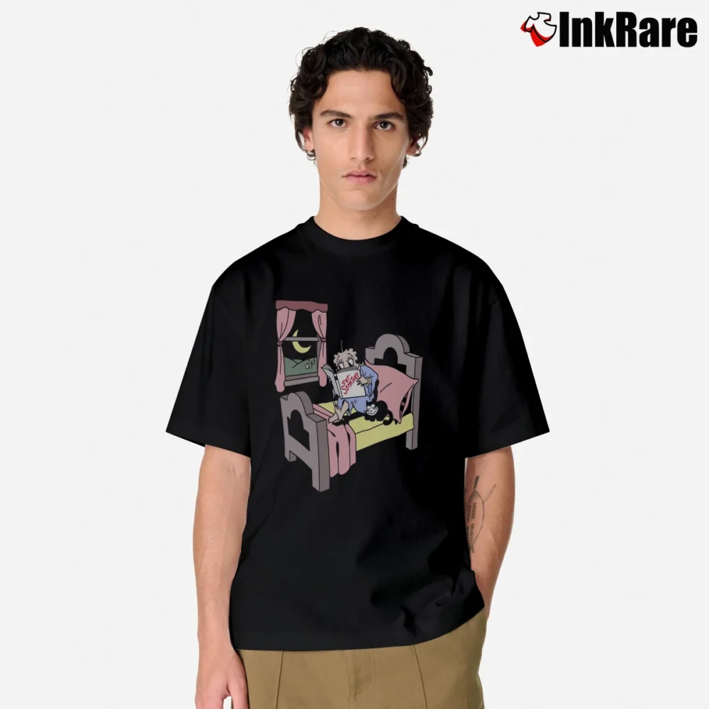 Men’s Felix The Cat And Betty Boop Classic T-Shirt in black | Soft, Breathable Everyday Wear