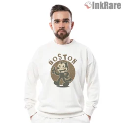 Felix The Cat Boston Vintage Emblem Shirt on graphic shirt for men graphic tee