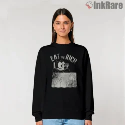 Felix The Cat Eat The Rich Shirt on graphic shirt for women graphic tee