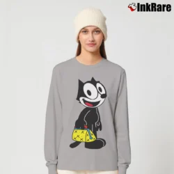 Women’s Felix The Cat His Magic Bag Of Tricks Classic Long-Sleeve Top in sport grey | Sleek, Versatile, All-Season