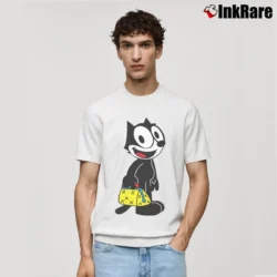 Men’s Felix The Cat His Magic Bag Of Tricks Classic Classic T-Shirt in white | Soft, Breathable Everyday Wear