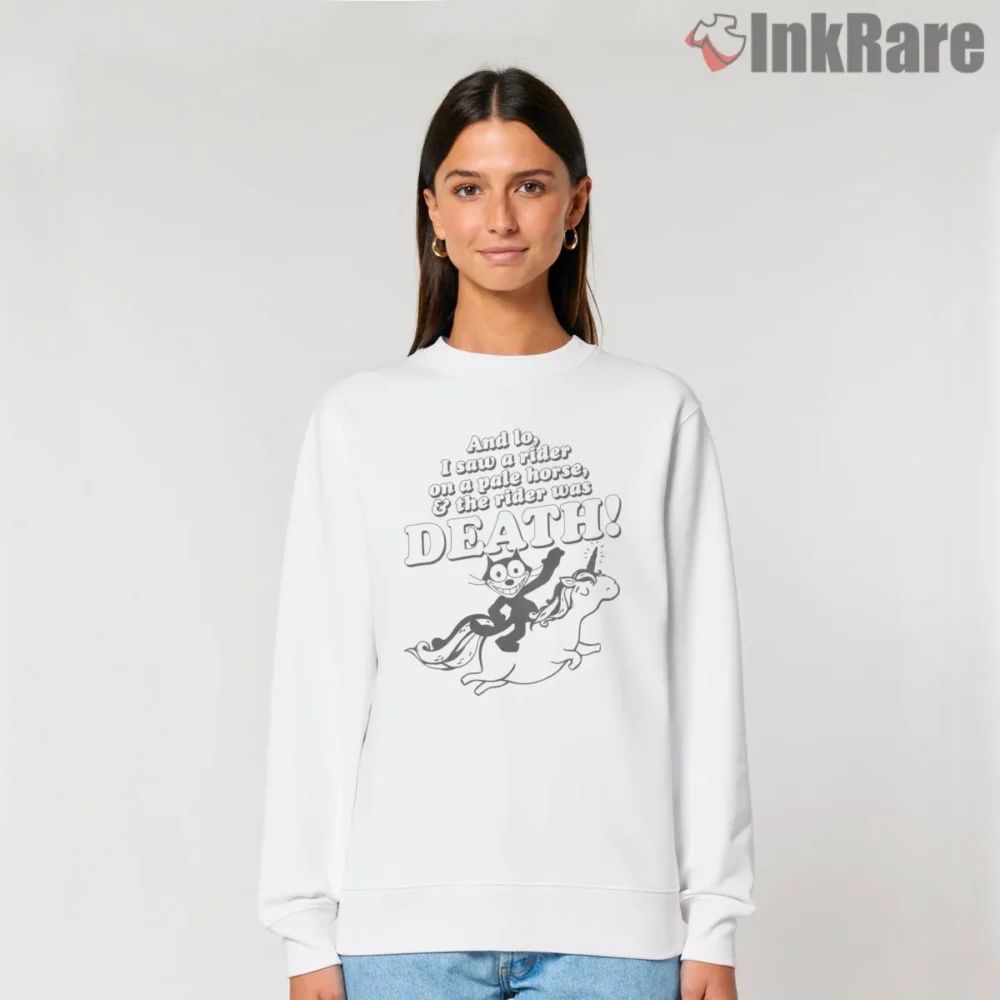 Felix The Cat Pale Horse Rider Shirt on graphic shirt for women graphic tee