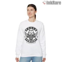 Felix The Cat Pawsome Biker Club Emblem Shirt on graphic shirt for women graphic tee