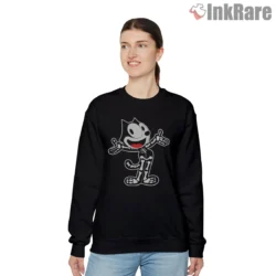 Felix The Cat Skeleton Surprise Shirt on graphic shirt for women graphic tee