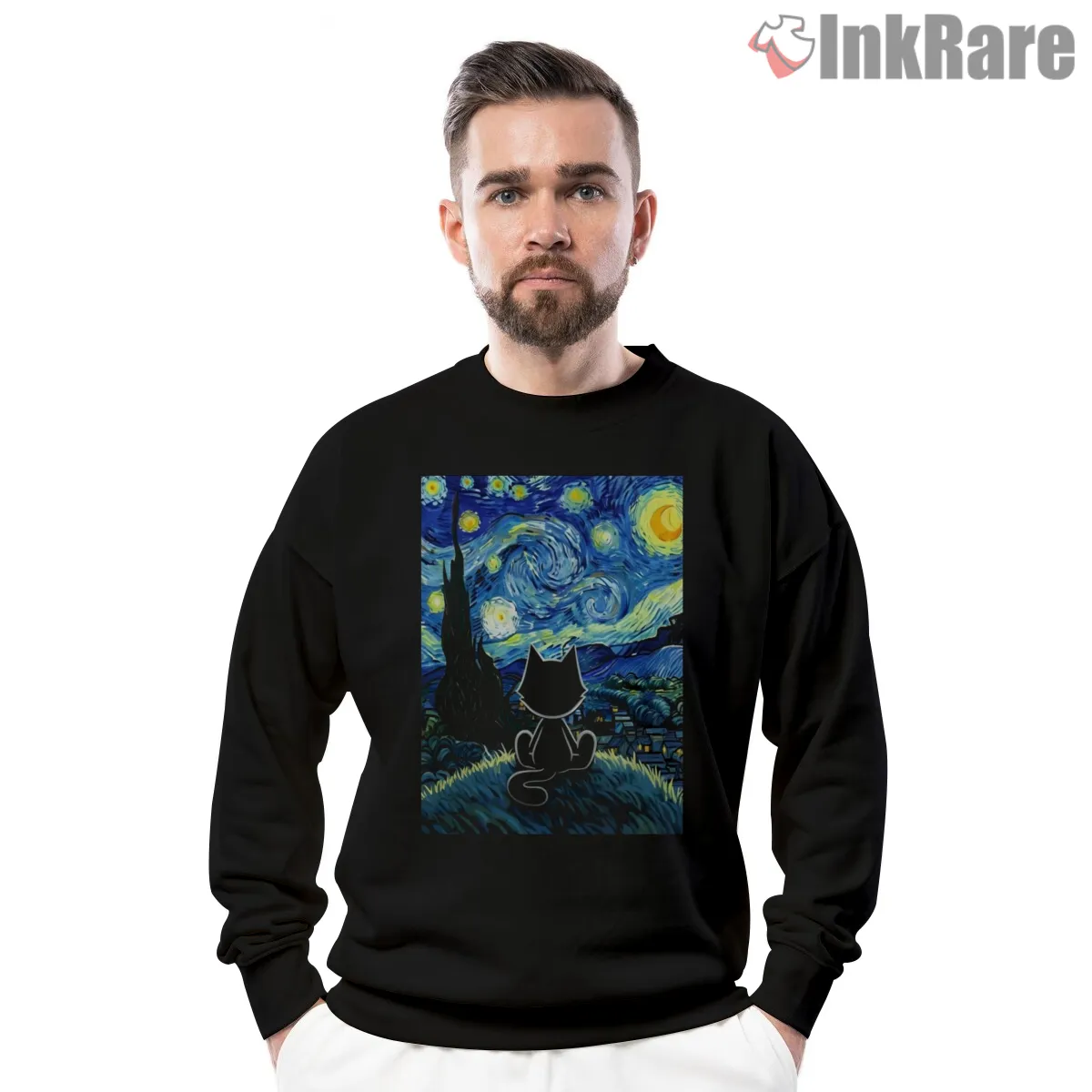 Felix The Cat Starry Night View Shirt Felix The Cat Starry Night View Shirt on graphic shirt for men graphic tee
