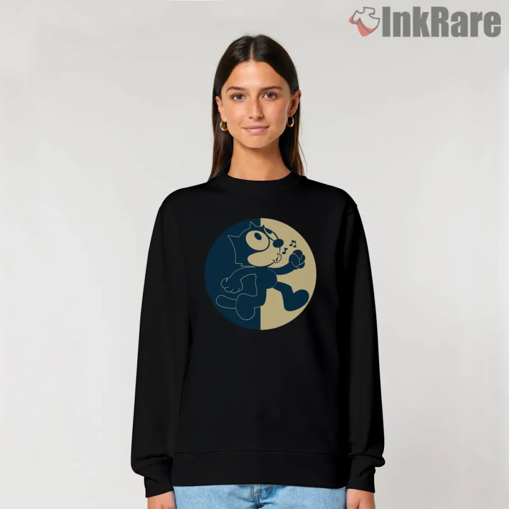 Felix The Cat Two Tone Whistle Walk Shirt on graphic shirt for women graphic tee