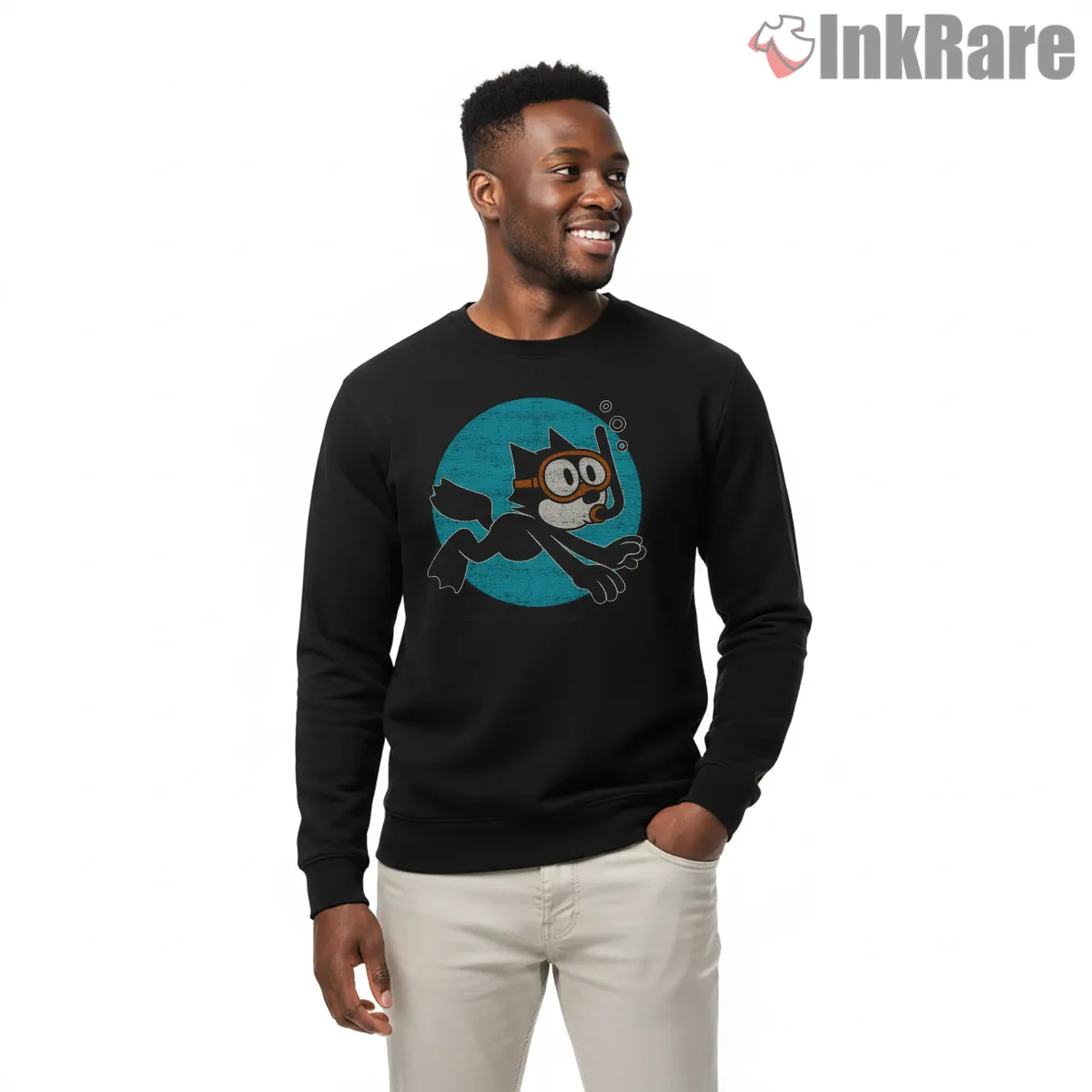Felix The Cat Vintage Diving Adventure Shirt Felix The Cat Vintage Diving Adventure Shirt on graphic shirt for men graphic tee