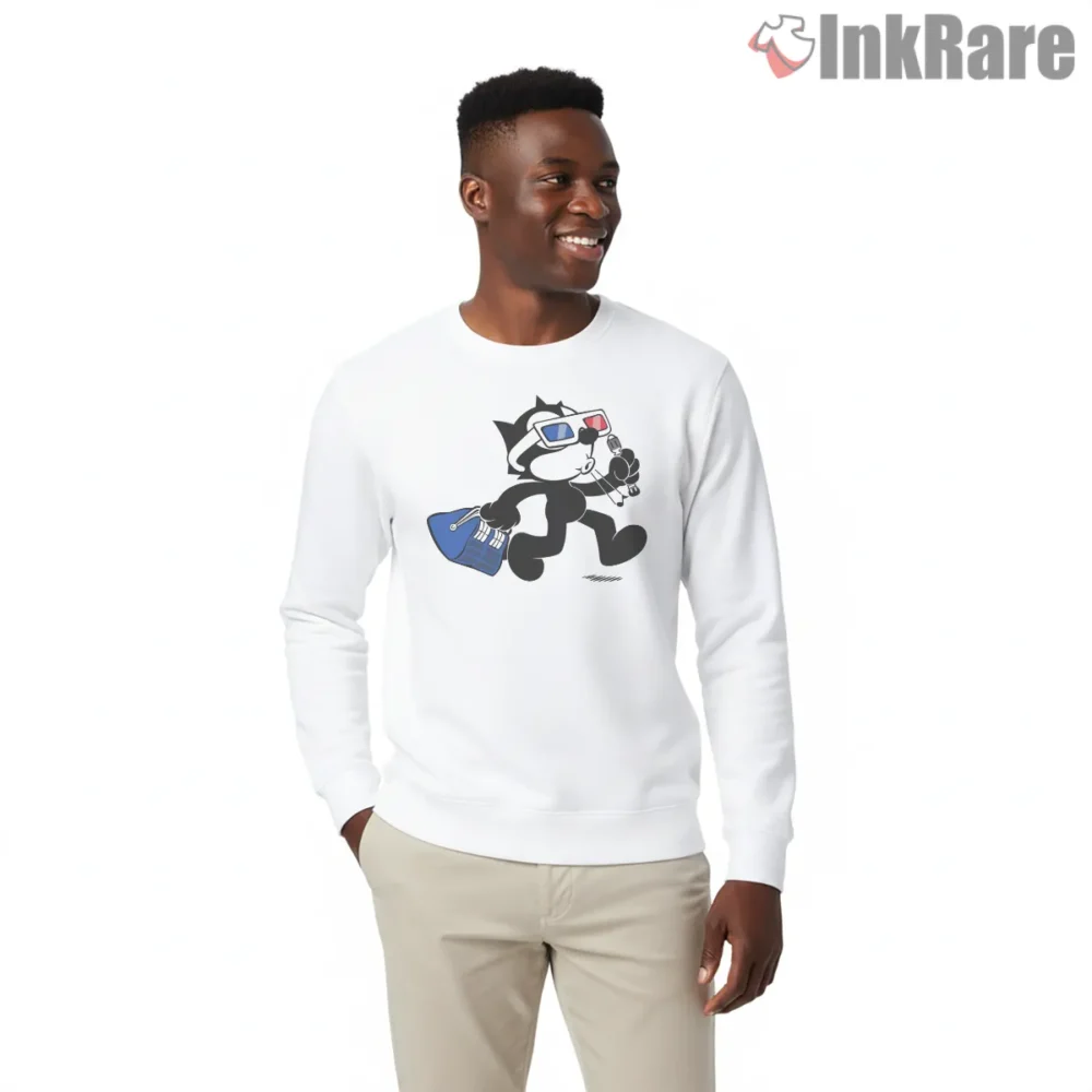Felix Time Travel Explorer Shirt on graphic shirt for men graphic tee